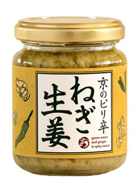日本 京都 清水寺三年坂 京风麻辣生姜长葱酱 瓶装 100g