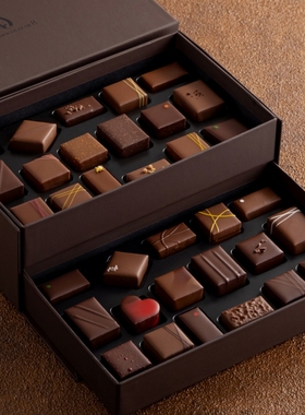 日本 情人节限定 LE CHOCOLAT DE H34枚巧克力礼盒 双层装