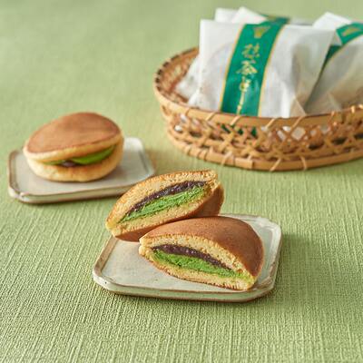 日本抹茶小豆/黑糖小豆铜锣烧