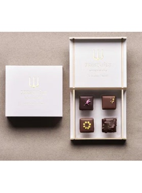 日本 C.C.C 2026金奖 PRESQUILE四种口味软心巧克力 盒装4枚