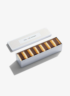 日本 冬季限定 蔷薇覆盆子/味噌巧克力甘纳许夹心酥皮三明治 7枚