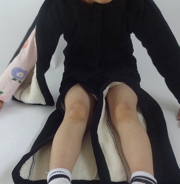 儿童加绒手臂骨折衣服骨科手术护理服打石膏康复期易穿脱服病号服
