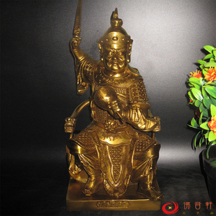 胡四太爷胡天龙像胡七太爷胡天霸像狐铜神佛像古典人物工艺品摆件