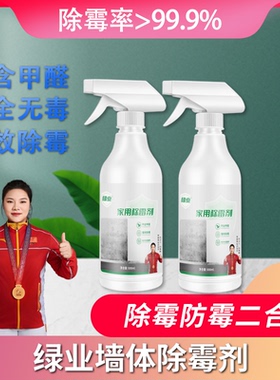 绿业除霉率家用除霉剂墙面墙体除霉剂防霉发霉斑曾小闹客满生活
