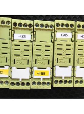 （议价）现货供应 COMAT继电器底座CS-18 适用于C7-A20 C7-A20X C