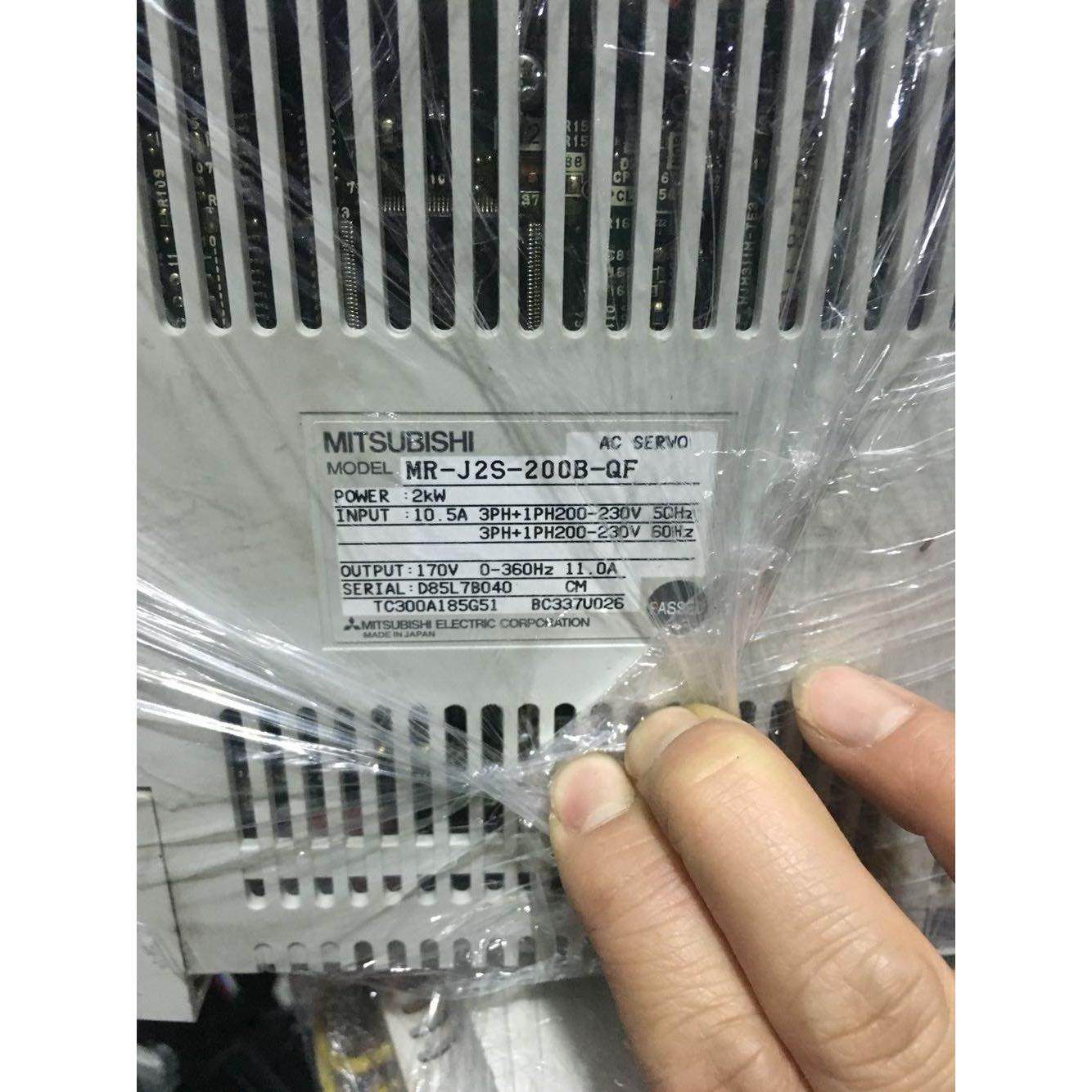 （议价）原装三菱伺服驱动器MR-J2S-200B-QF实物拍摄，购前询价