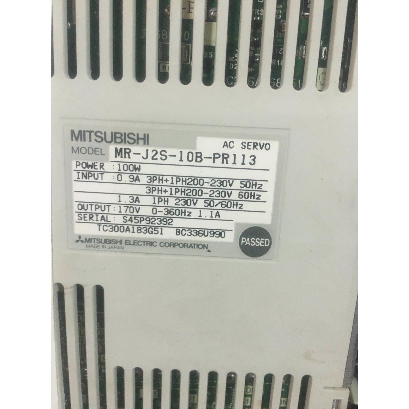 （议价）现货销售进口三菱伺服驱动器MR-J2S-10B-PR113实物拍摄