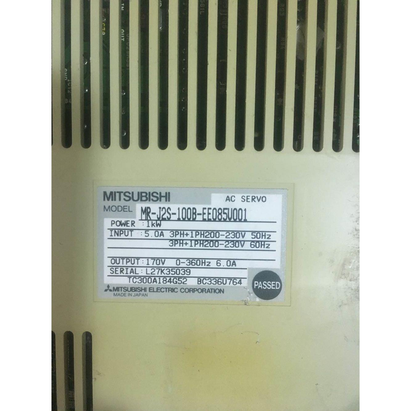 （议价）现货销售进口三菱伺服驱动器MR-J2S-100B-EE085U001实物