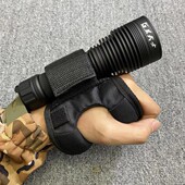 手电筒手戴臂戴手腕套手臂套潜水照明配件手背套户外不含手电