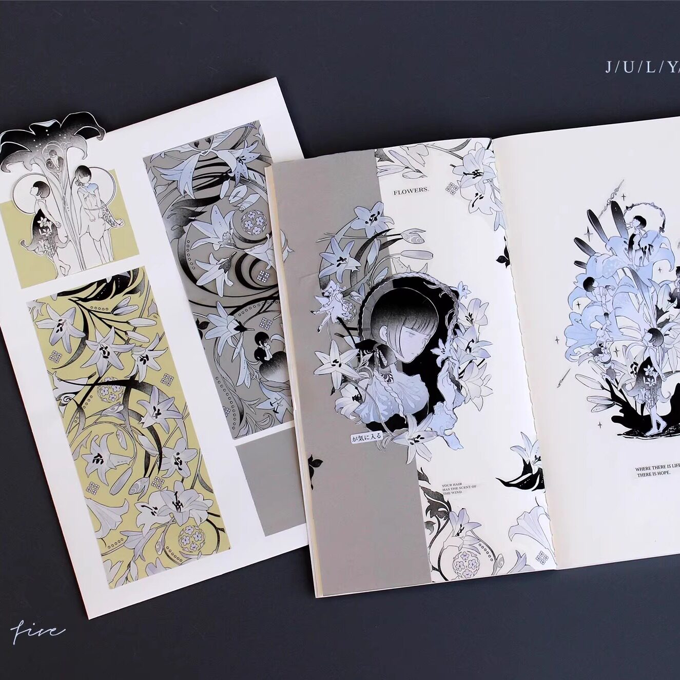 moodtape黑白胶带唯美手帐分装