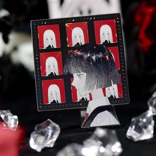 悬夜疑镜红黑氛围感暗黑手帐胶带拼贴故事感 wines 循环分装