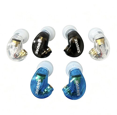 DIY舒尔SE215动圈重低音HIFI MMCX耳机入耳挂式耳机头