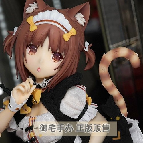 甜蜜猫娘姐妹红豆女仆手办