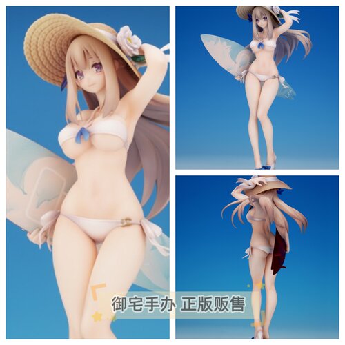 战舰少女R列克星敦沙滩泳装手办