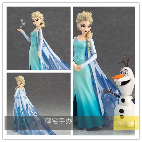 御宅手办 max factory figma 308 冰雪奇缘 艾莎与雪宝 正版预售