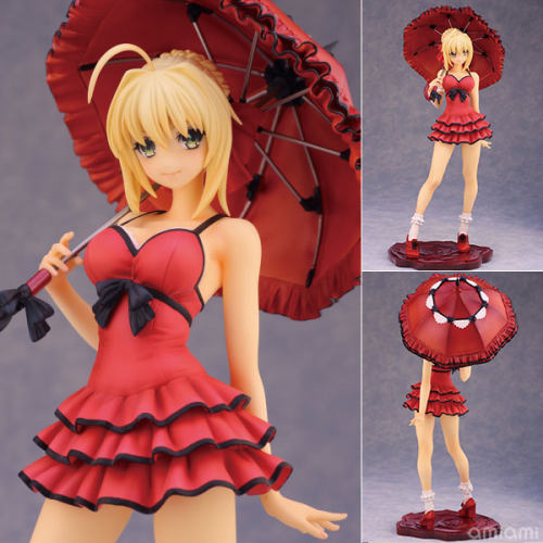 御宅手办Alphamax Fate/Extra C 红Saber 尼禄 连衣裙