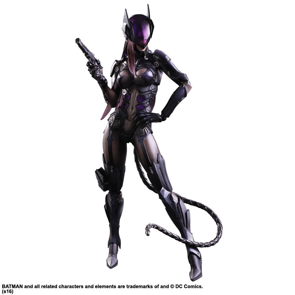 御宅手办play arts改pa改dc comics猫女野村哲也设定版全