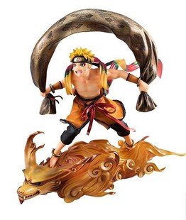 GEM 宇智波佐助 御宅手办megahouse 火影忍者 风神 雷神 漩涡鸣人