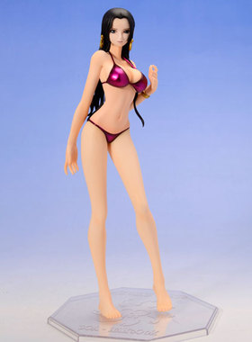 御宅手办 MH POP 汉库克 女帝 泳装紫色 航海王 海贼正版现货