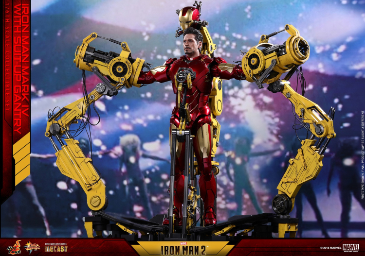 Hot Toys HT MK4钢铁侠合金拆甲台 IRONMAN MARK4 1/6可动现货