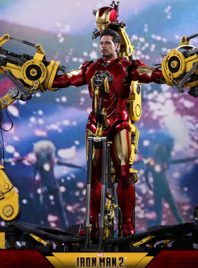Hot Toys HT MK4钢铁侠 合金 拆甲台 IRONMAN MARK4 1/6 可动现货