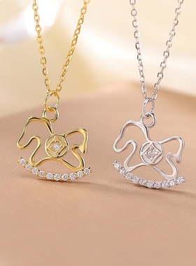 本月新品生肖马年本命年项链女