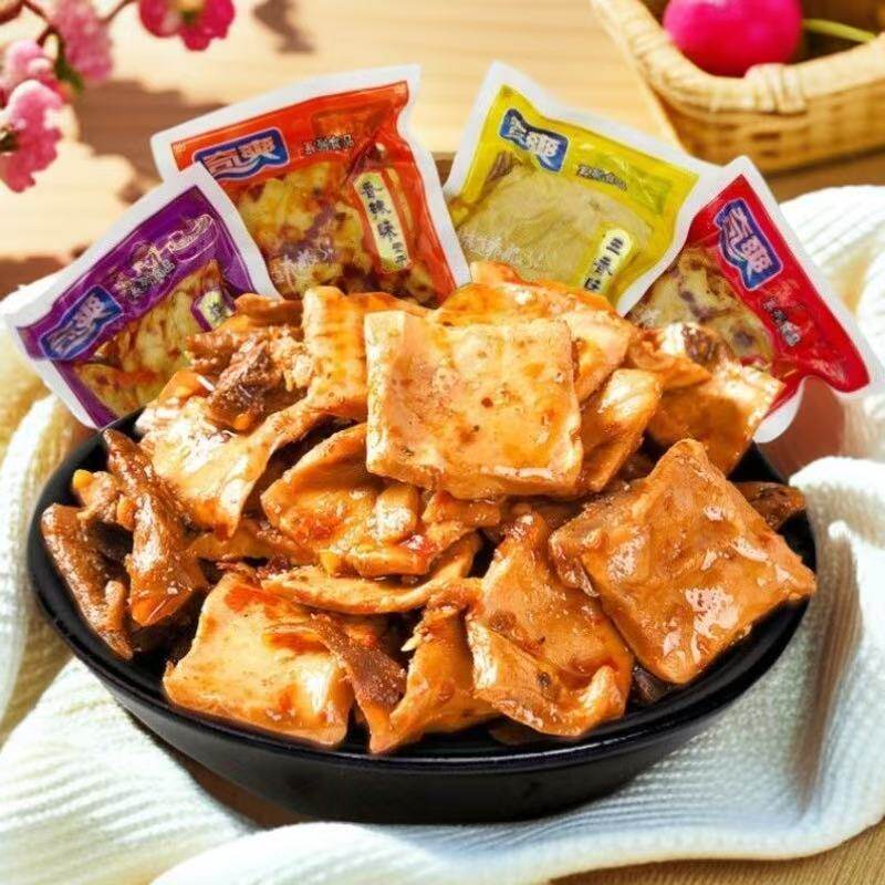 奇爽重庆特产散装豆腐干零食五香麻辣香菇泡椒多种口味独立装