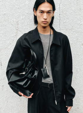 ROYA | 100%澳洲进口羊毛弯刀袖西装夹克百搭通勤长期主义外套春