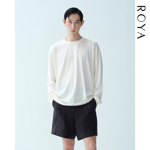 ROYA丨奥地利进口兰精天丝莫代尔新疆长绒棉混纺长袖打底衫长袖