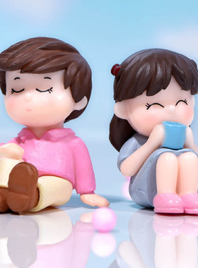 多肉植物塑料可爱风茶杯小饰品