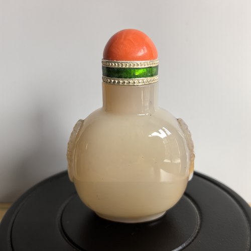 蒙古勒津纯手工制作蒙古族鼻烟壶