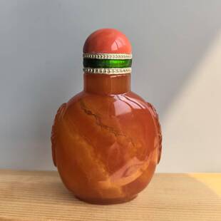 精品水上漂鼻烟壶蒙古特色纯手工制作礼品蒙古族手工艺品收藏摆件