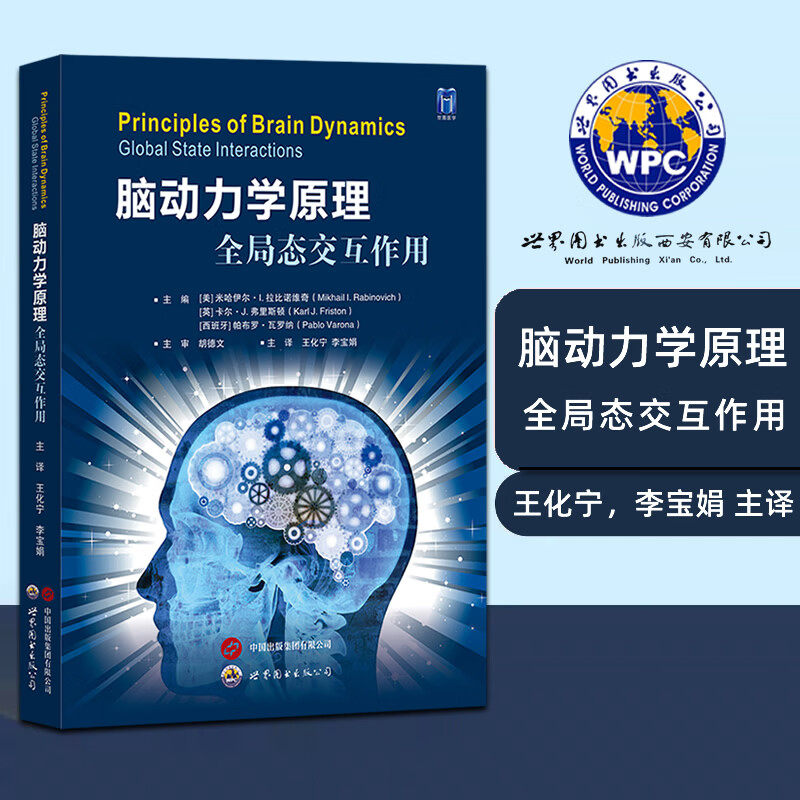 脑动力学原理全局态交互作用 王化宁,李宝娟主译 探索人类智能和认知的边界脑科学与计算神经科学书籍 世界图书出版公司