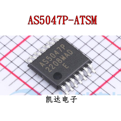 AS5047P-ATSM AS5047P 贴片TSSOP-14封装 磁编码器芯片 全新IC
