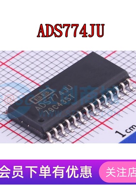 ADS774JU ADS8504IBDW 贴片SOP-28 模数转换芯片IC 全新进口原装