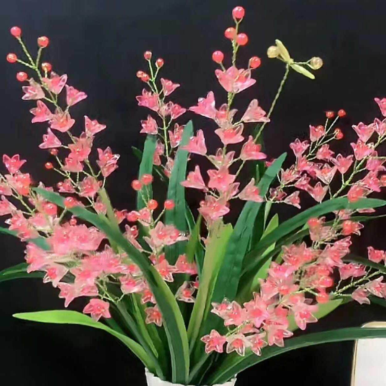 新品首选教师节送礼推荐:晚香玉花束摆件创意手工diy材料包制作