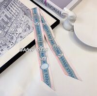 After2026 autumn, mulberry silk, real silk, long ribbon, TWILL, bag, silk scarf, hair band, small neckerchief, ribbon thumbnail 3