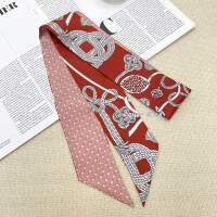 after Original mulberry silk silk scarves, hair bands, ribbons, small ribbons, neckerchiefs, versatile binding bags, silk scarves, suits thumbnail 7