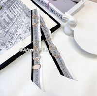 After2026 autumn, mulberry silk, real silk, long ribbon, TWILL, bag, silk scarf, hair band, small neckerchief, ribbon thumbnail 2