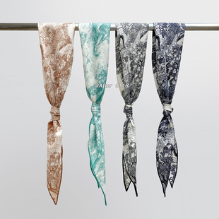 After【动物世界】经典百搭亲肤真丝桑蚕丝羊毛围巾丝巾菱形巾女