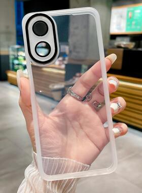 适用OPPO Reno8T 4G/5G手机壳Reno8防摔Reno7z硅胶Reno8z保护套透明Reno8 Lite自带镜头膜Reno8pro海外版新款