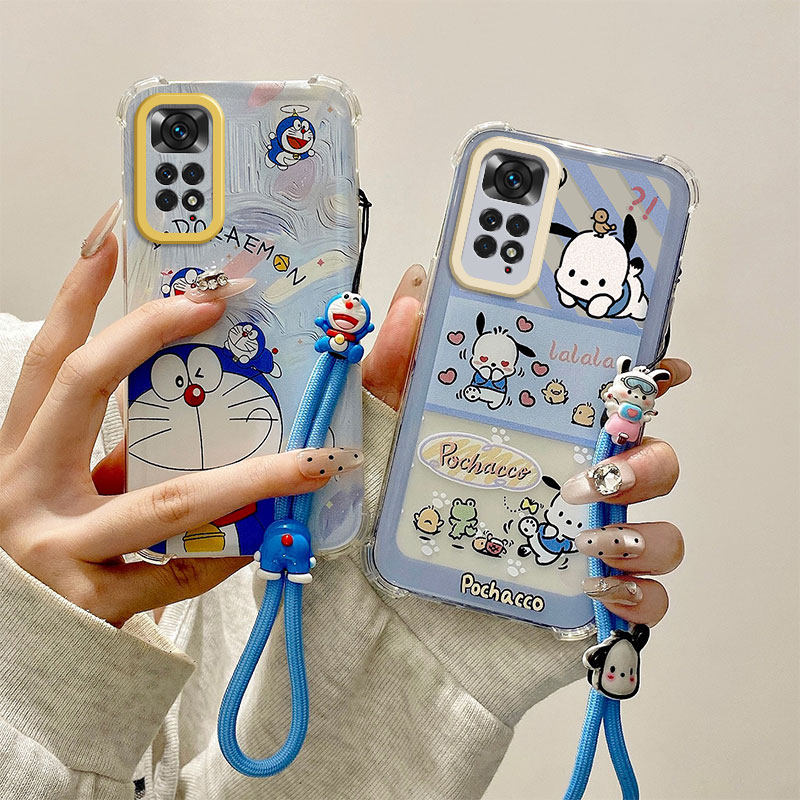 适用红米Redmi Note11 4G海外版手机壳防摔Note11S 4G国际版硅胶软保护套个性创意立体卡通可爱女新款