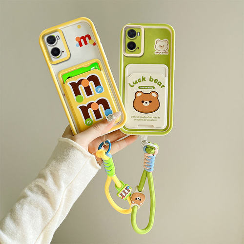 适用OPPO A96 4G海外版手机壳A76 4G国际版防摔软可插卡保护套CPH2333个性创意CPH2375卡通男女卡包新款