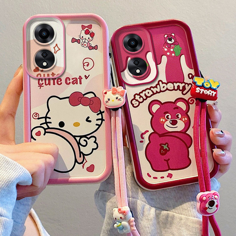 适用OPPO A60 4G海外版手机壳CPH2631国际版气囊防摔软全包边保护套卡通个性创意可爱男女情侣新款