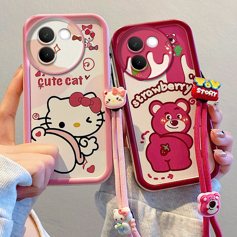 适用Vivo V30E 5G海外版手机壳V2339国际版气囊防摔软全包边保护套卡通个性创意可爱男女情侣新款