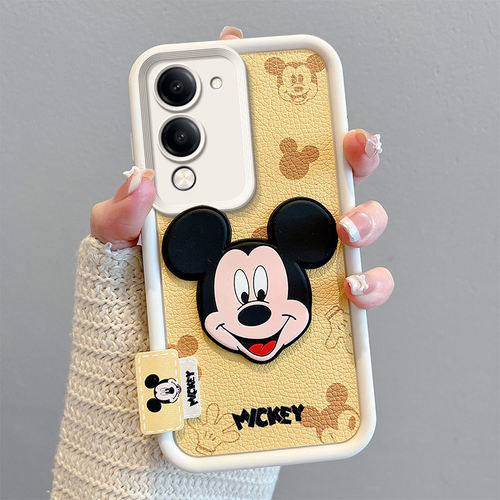 适用Vivo Y04海外版手机壳Y29S 5G气囊防摔软Y19e 4G国际版保护套个性创意立体卡通可爱男女情侣新款