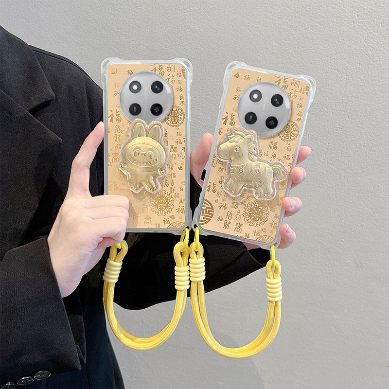 适用Honor X9C海外版荣耀X9C手机壳气囊防摔硅胶保护套软个性创意卡通福袋男女可爱新年款