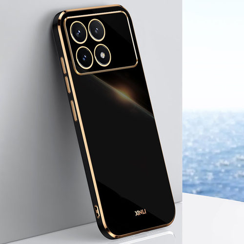 适用小米POCO X6 5G手机壳防摔X6pro 5G硅胶全包边保护套电镀个性创意简约男女情侣新款