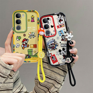 适用Vivo Y21D海外版手机壳荣耀国际版气囊防摔防摔保护套个性创意卡通可爱男女新款