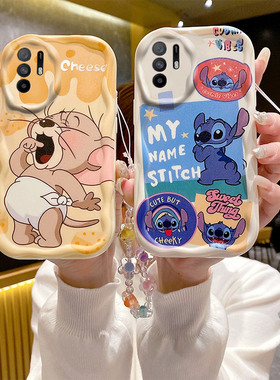 适用OPPO Reno5Z 5G海外版手机壳气囊Reno6Z 5G防摔软全包边CPH2211保护套CPH2237卡通个性创意可爱潮女新款